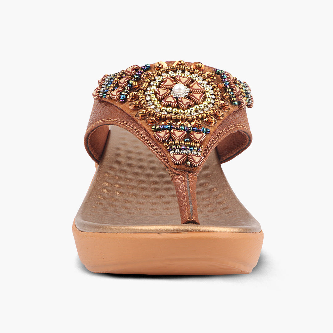 Medifeet Fashion Wedge with Cushion and Comfort Slip-On For Women