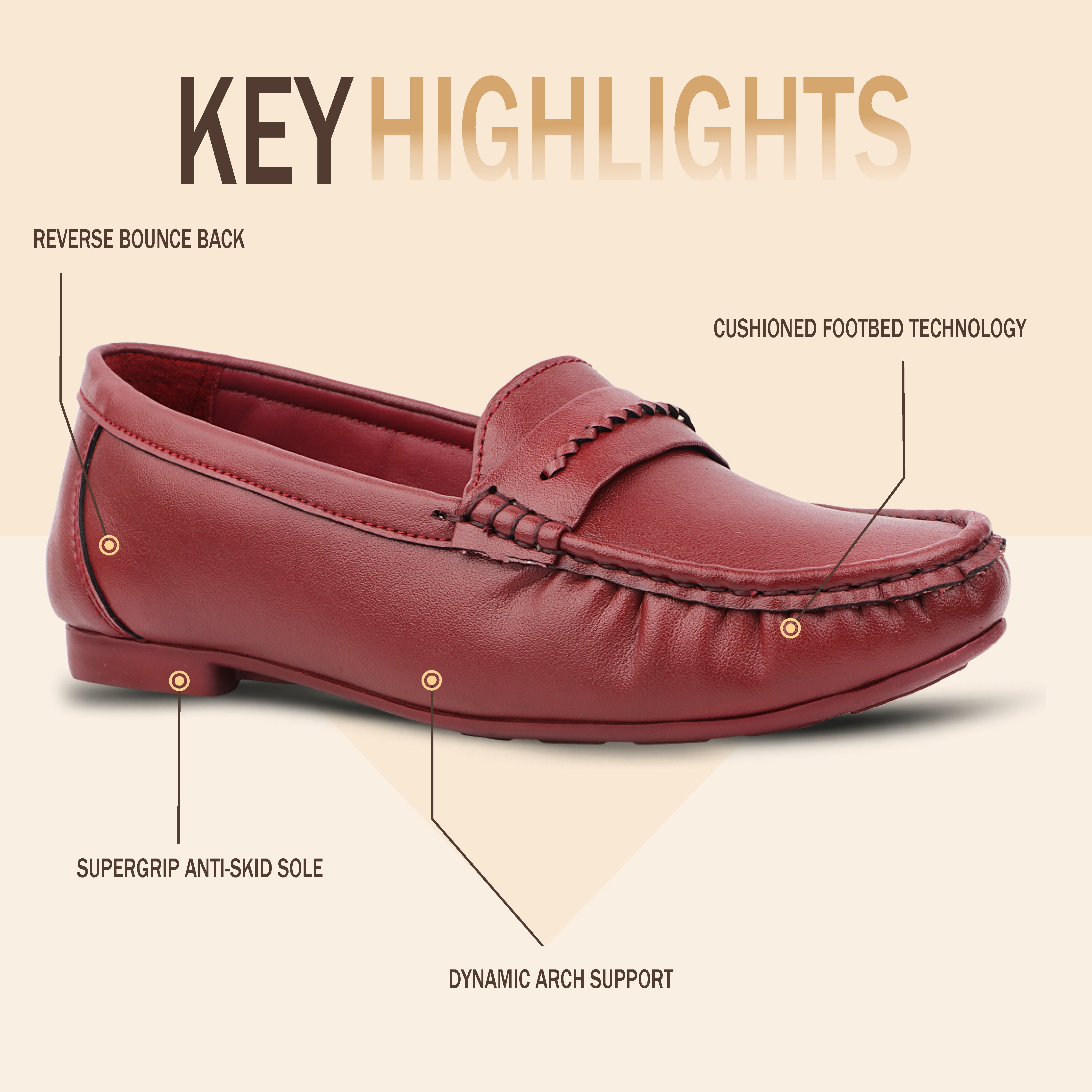 Medifeet WalkLite Women’s Loafers | Cushion Technology Soft Footbed | Everyday Walking & Work Wear Shoes