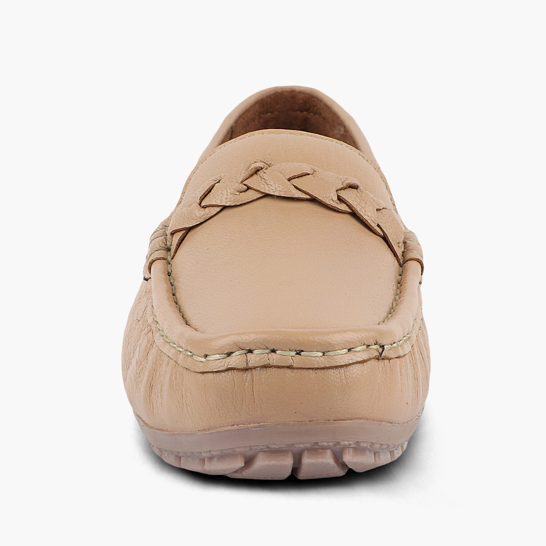 Medifeet Pointed-Toe Leather / Moccasin Loafers Women
(Comfortable Loafers for Women)