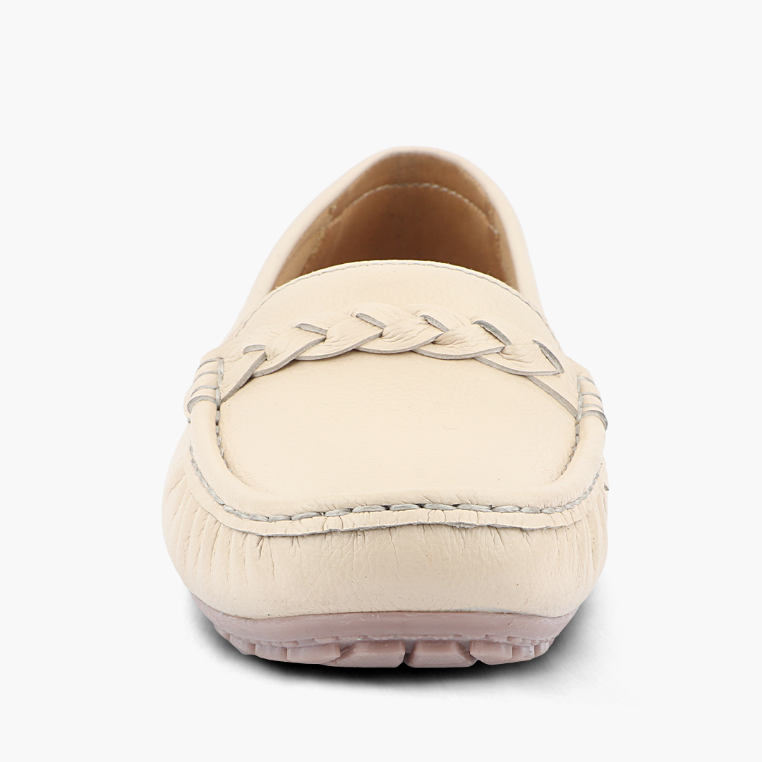 Medifeet Pointed-Toe Leather / Moccasin Loafers Women
(Comfortable Loafers for Women)