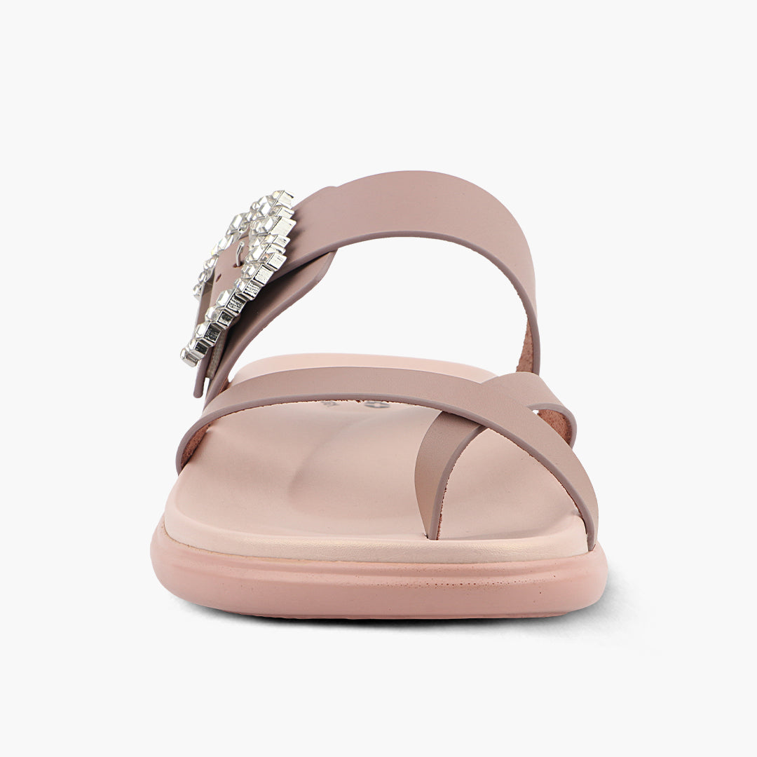 Medifeet embellished cross strap women sandals