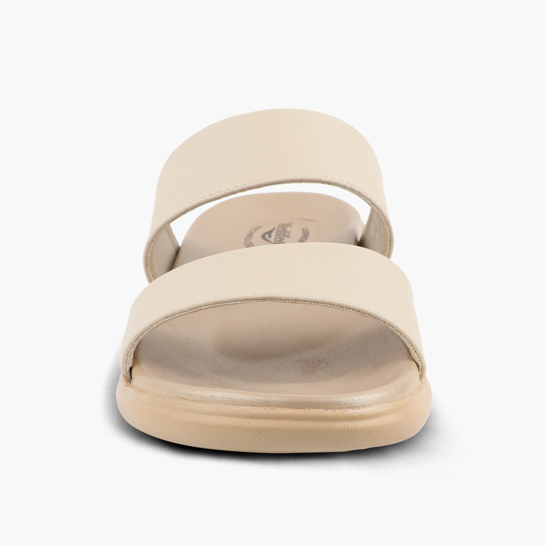 Medifeet Cushion & Comfortable Mono tone Slick Sandals For Women's