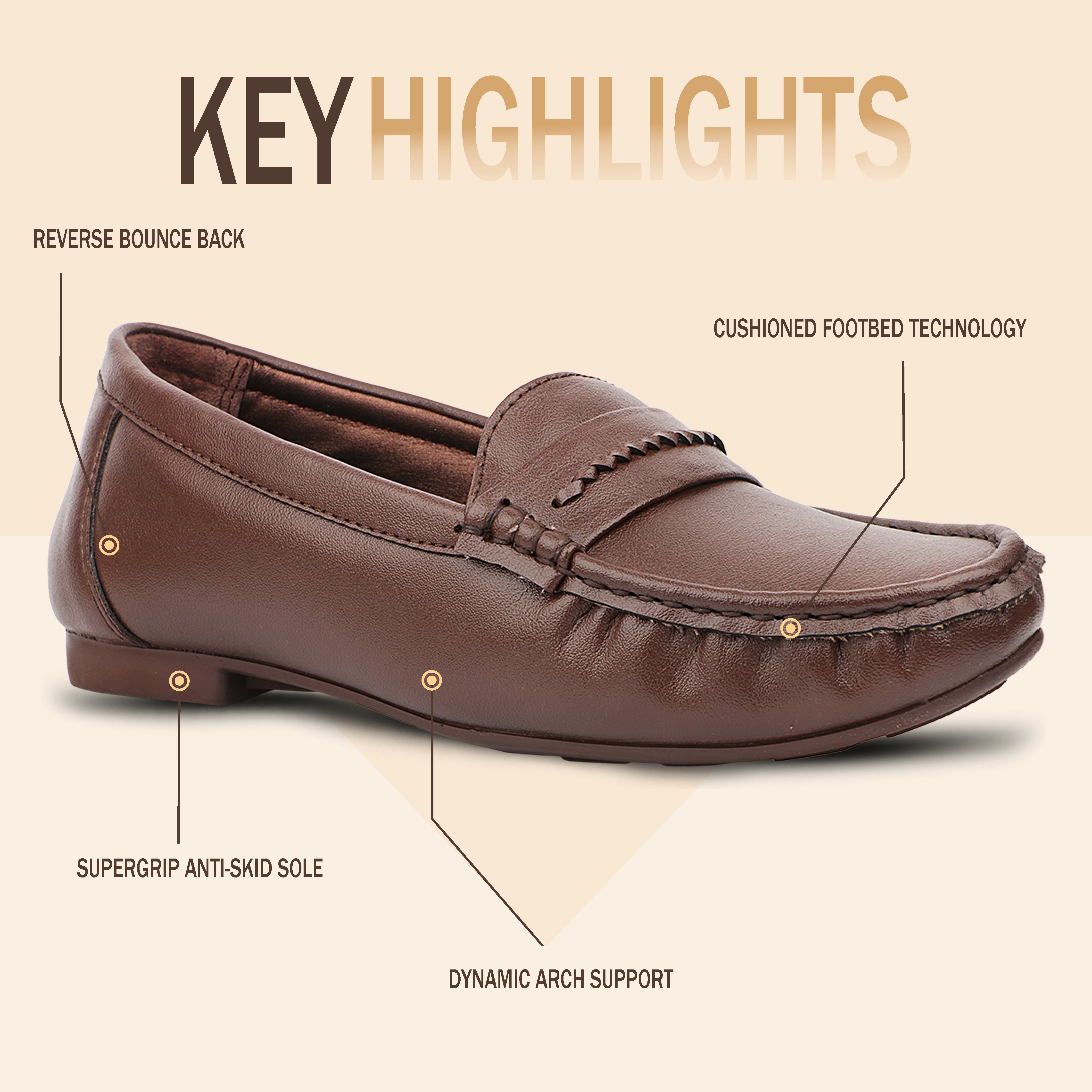 Medifeet WalkLite Women’s Loafers | Cushion Technology Soft Footbed | Everyday Walking & Work Wear Shoes