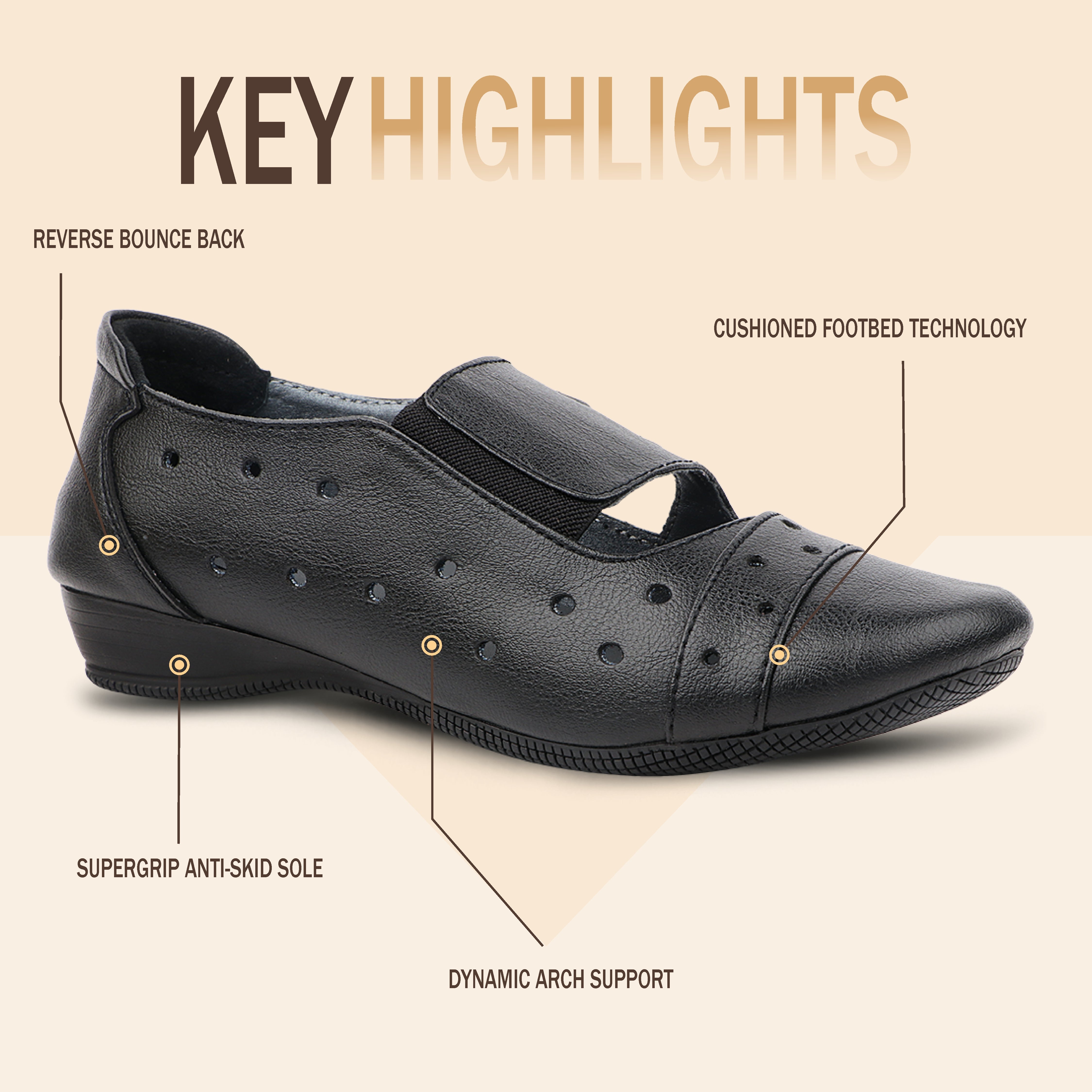 Medifeet Women’s Daily Comfort Footwear – Soft Cushion Slip-On Shoes with Airflow Design
