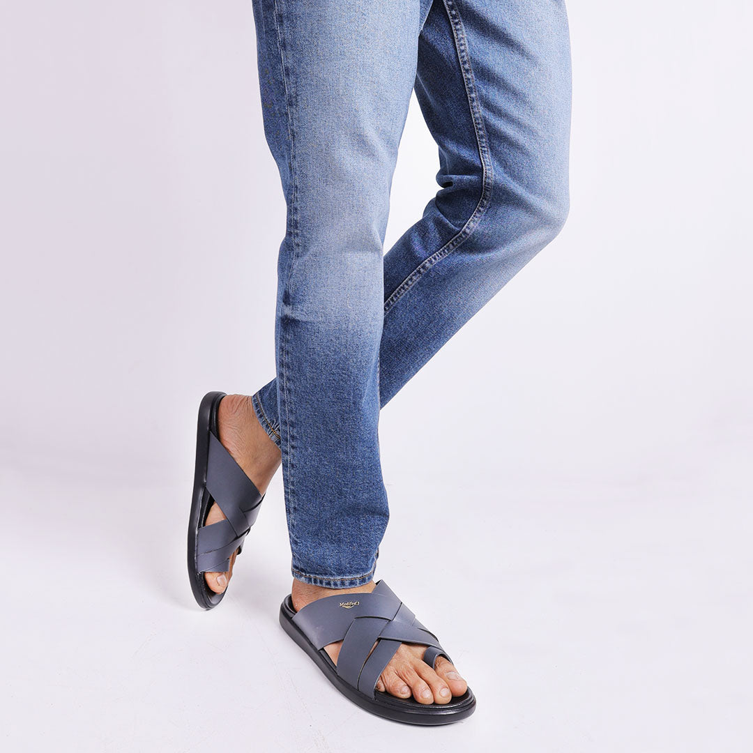 Medifeet Leather Slippers for Men (Classic)
(Extra Comfortable with Arch Support)