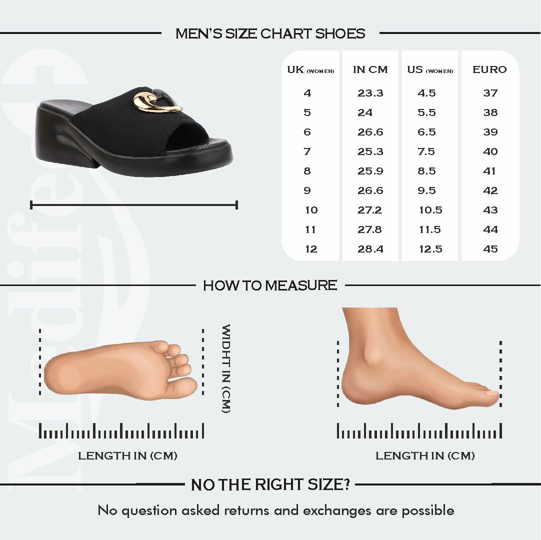 Medifeet Women's Premium Comfort Wedge Slides | German Technology