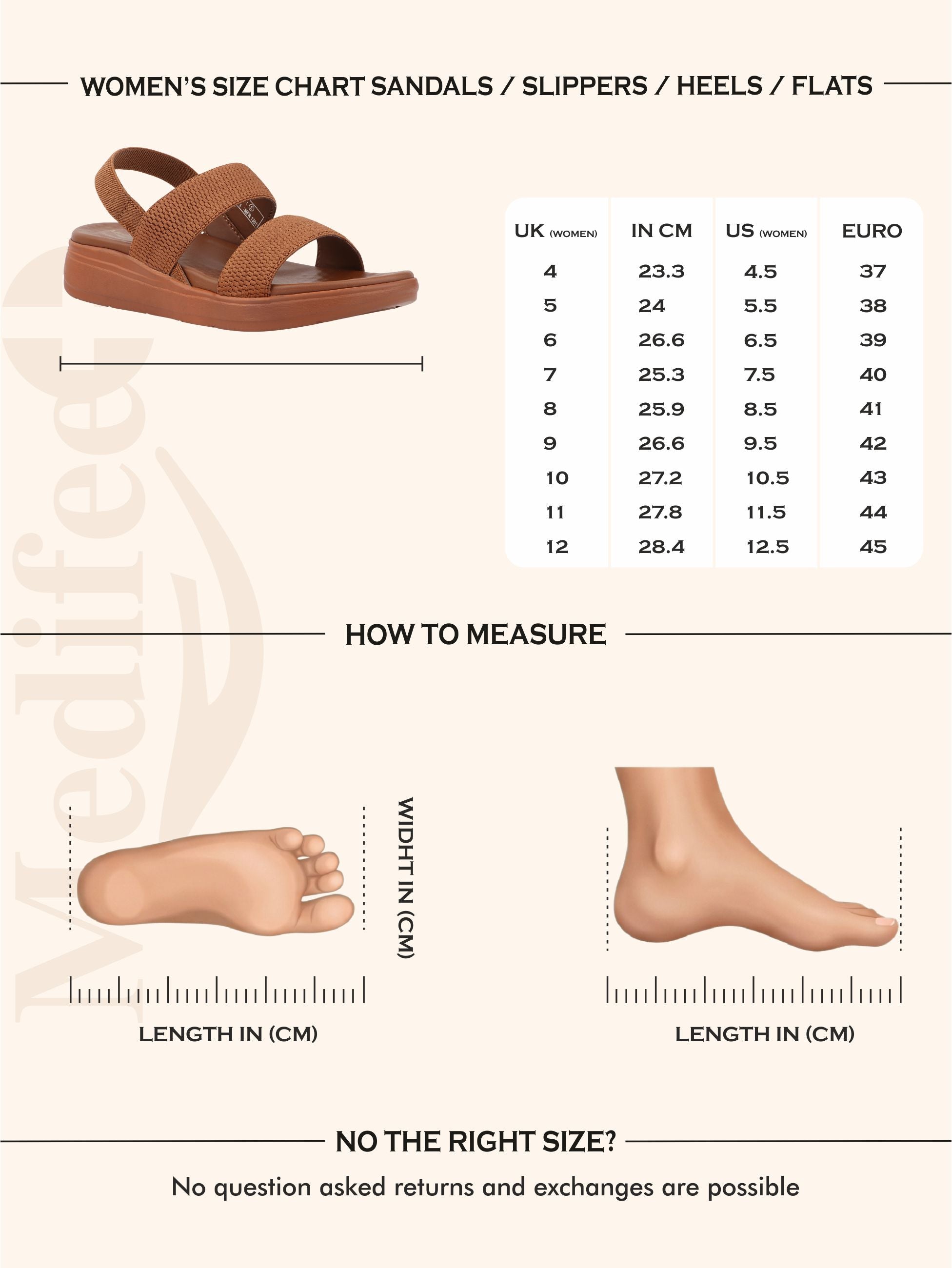 Medifeet Dual Strap Sandals for Women
(with High Back Strap & Arch Support)
