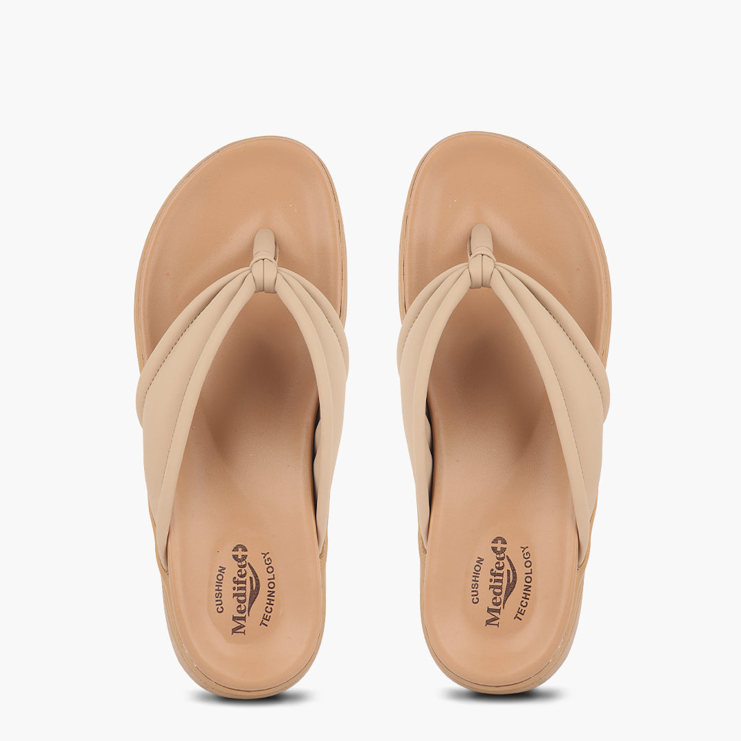 Medifeet Cushion & Comfortable Midsole With Arch Support Slippers For Women's