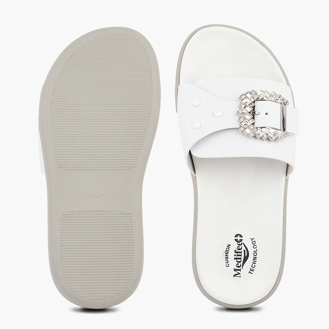 Medifeet Embellished Women’s Slides