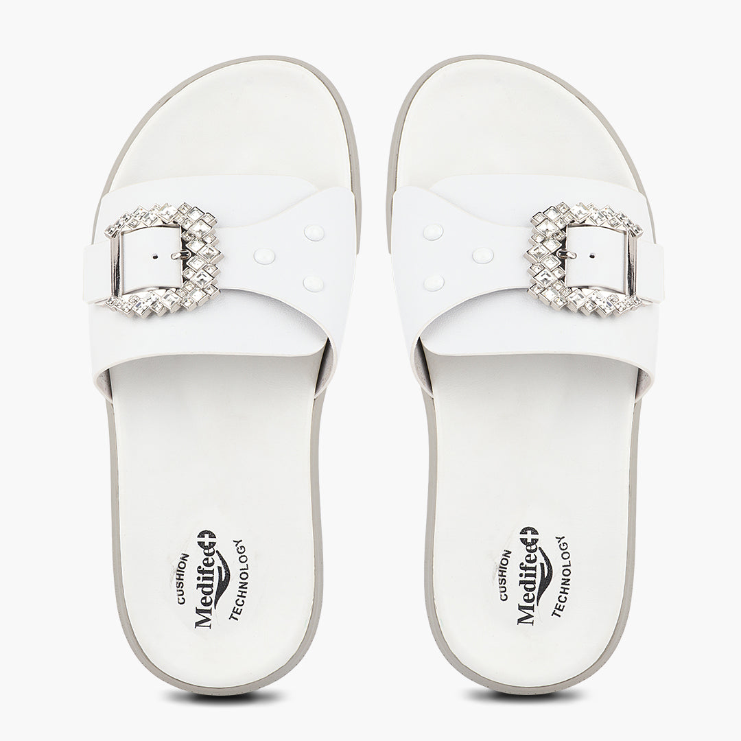 Medifeet Embellished Women’s Slides