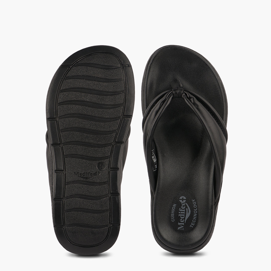 Medifeet Cushion & Comfortable Midsole With Arch Support Slippers For Women's