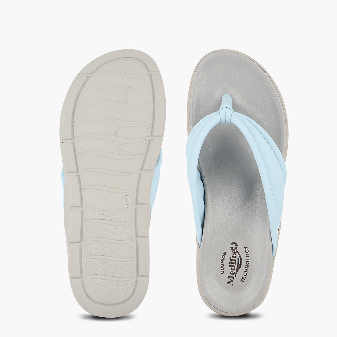 Medifeet Cushion & Comfortable Midsole With Arch Support Slippers For Women's