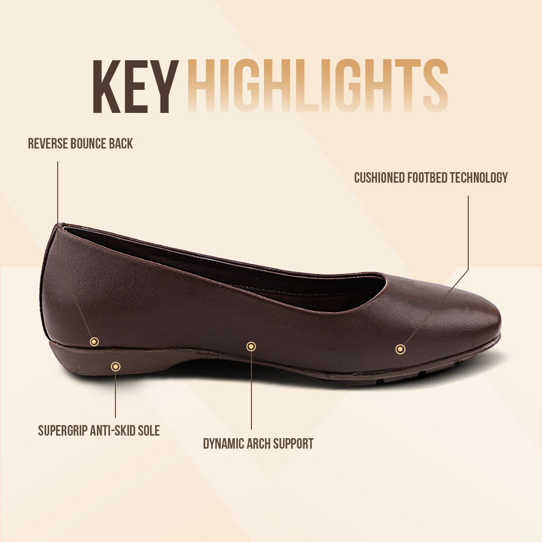 Formal Belly Loafers for Women with Cushioned Footbed