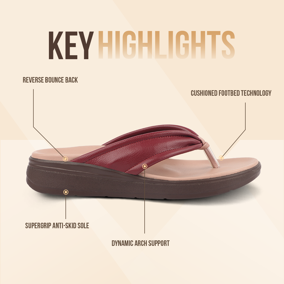 Modern V Strap Style Comfy Leather Slippers for Women