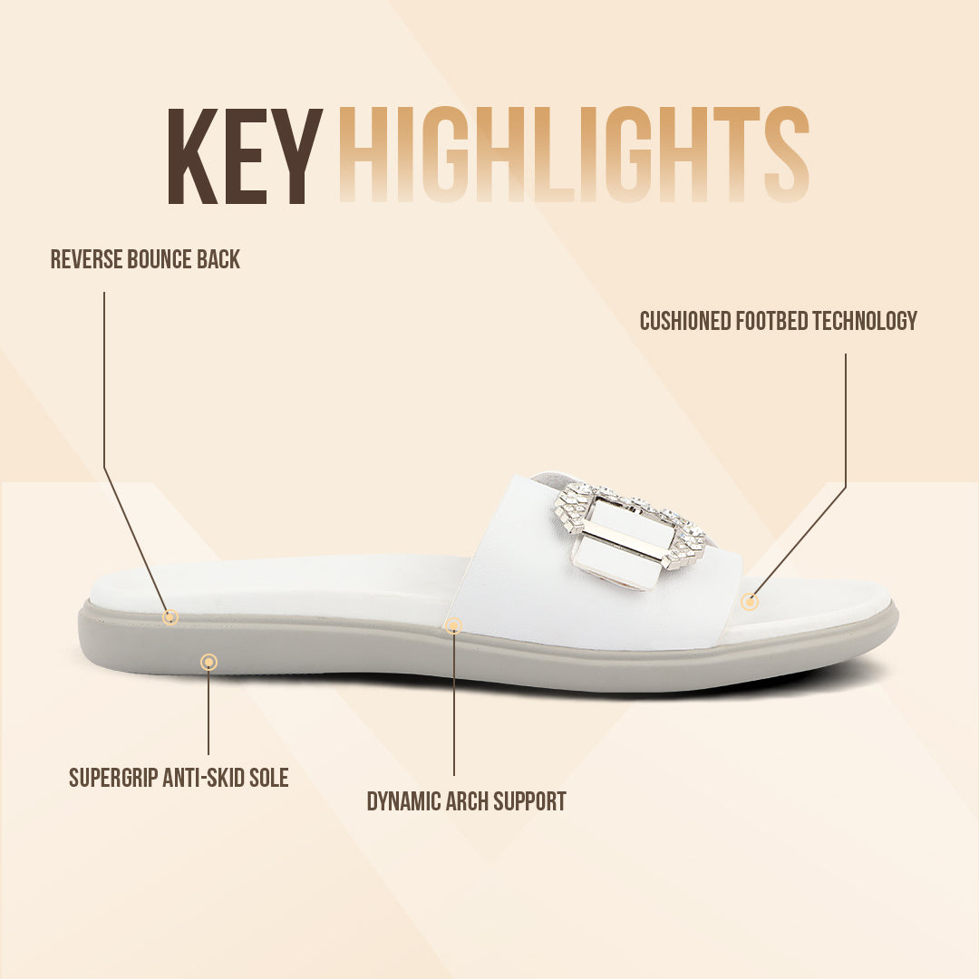 Medifeet Embellished Women’s Slides