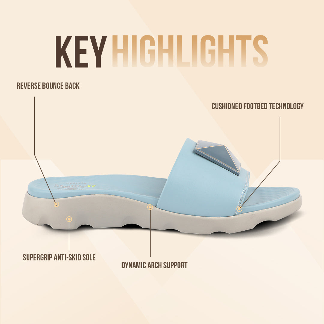 Medifeet Orthopedic Slides With Arch Support For Women's