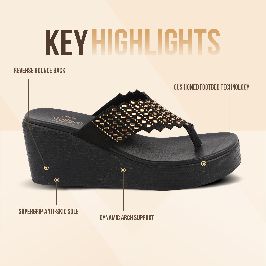 Medifeet Women's Techno Wedges