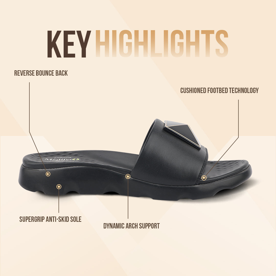 Medifeet Orthopedic Slides With Arch Support For Women's