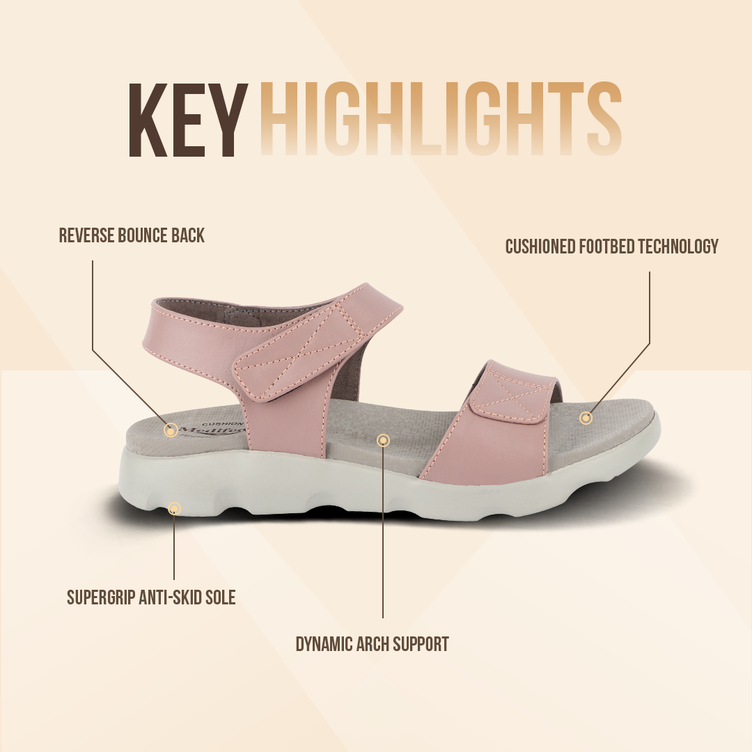 Medifeet Women’s Ankle Strap Sandals (with Comfortable Arch Support)