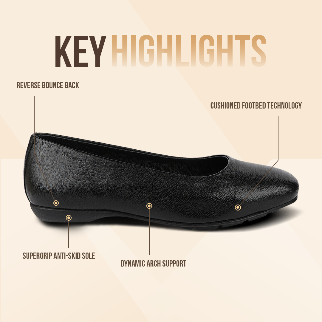 Formal Belly Loafers for Women with Cushioned Footbed