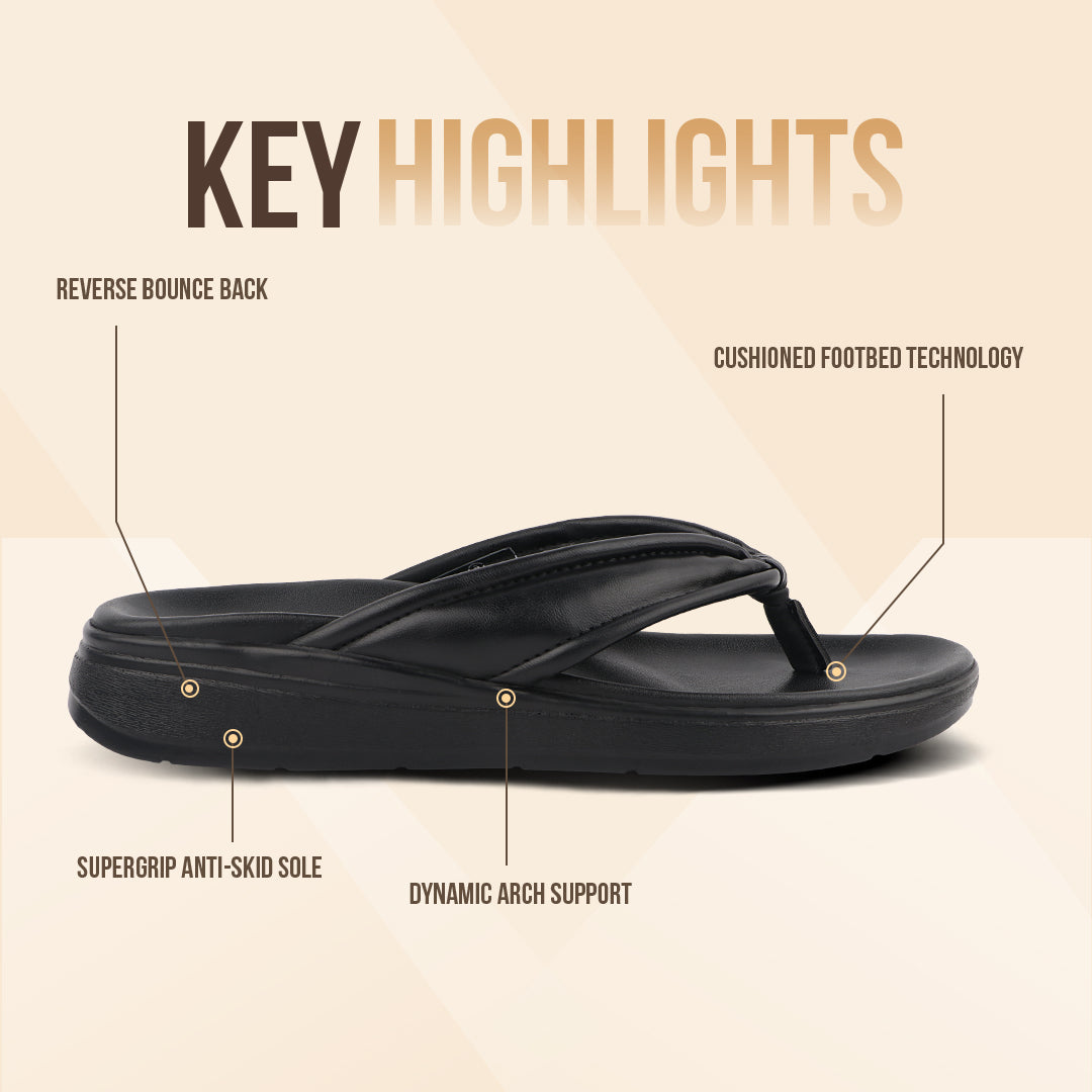 Medifeet Cushion & Comfortable Midsole With Arch Support Slippers For Women's